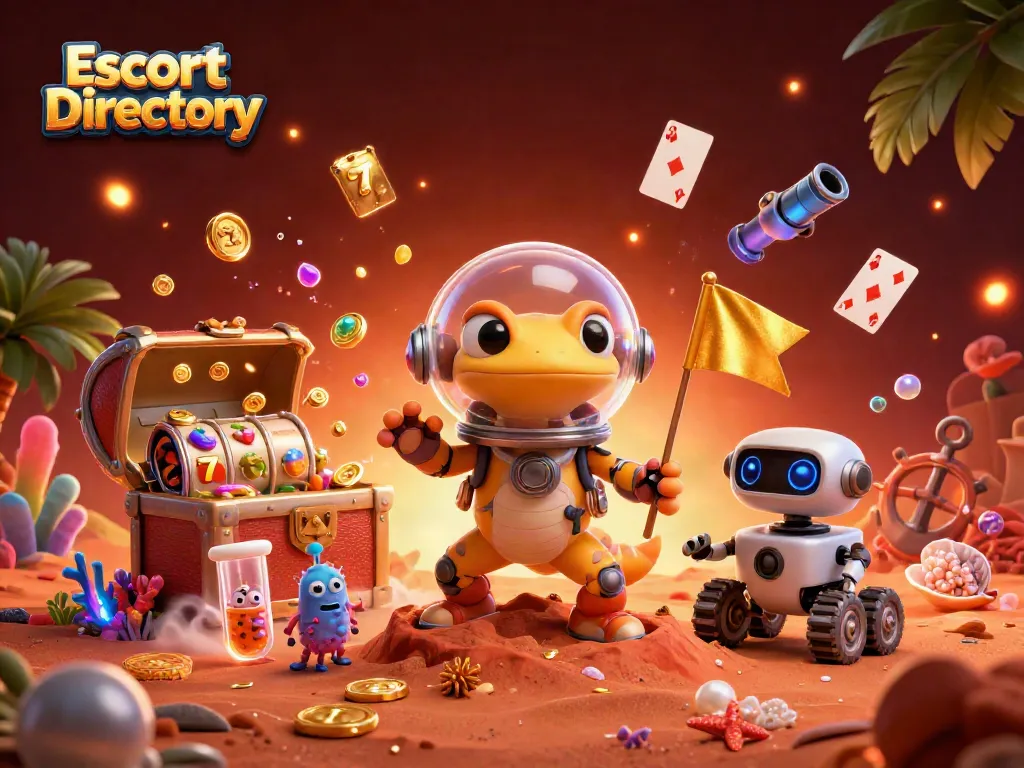 Engage with the vibrant Escort Directory scene filled with dynamic gambling elements.