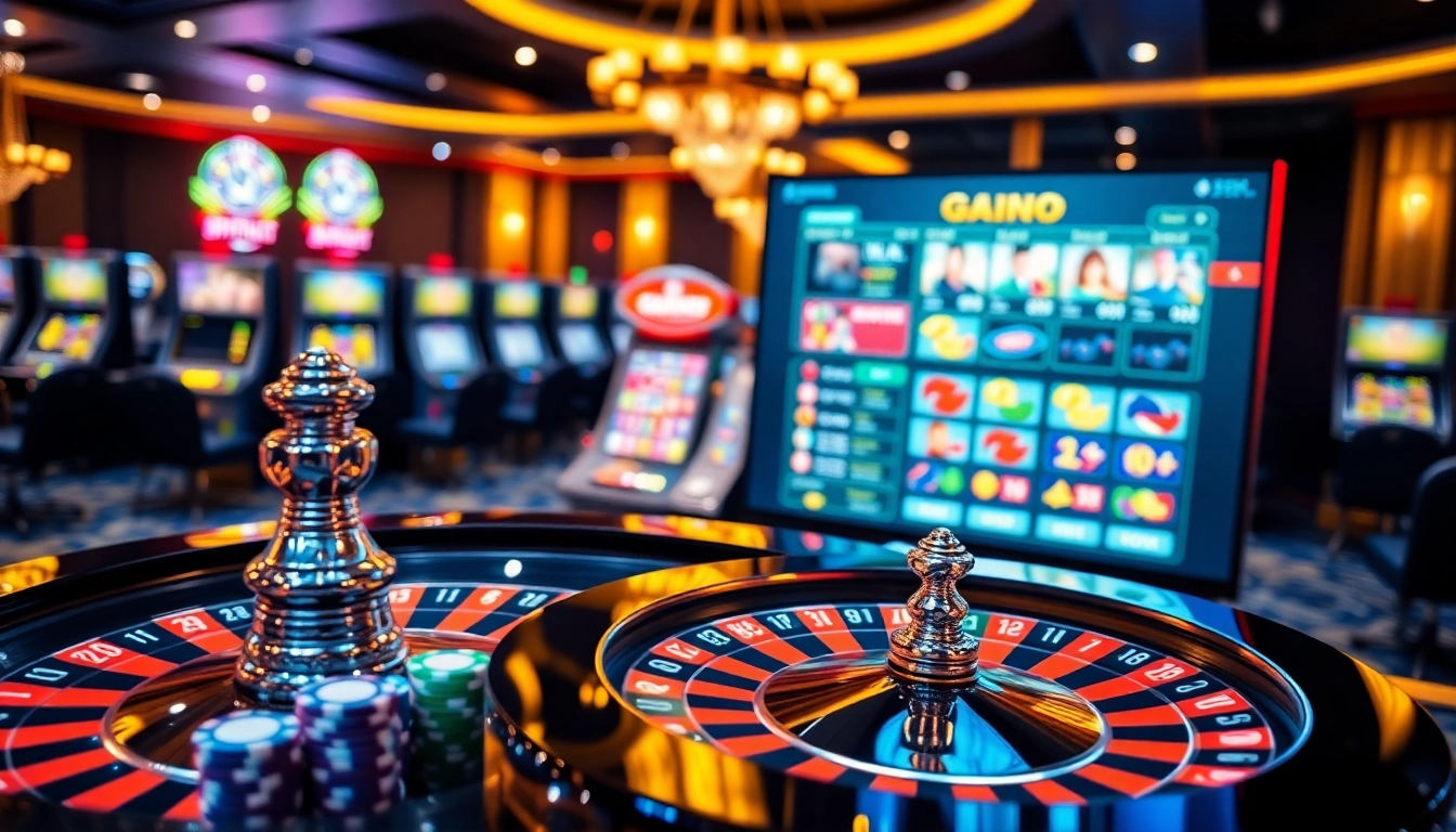 Experience thrilling online gaming at https://f122.com.br/ with vibrant roulette wheels and elegant poker chips.