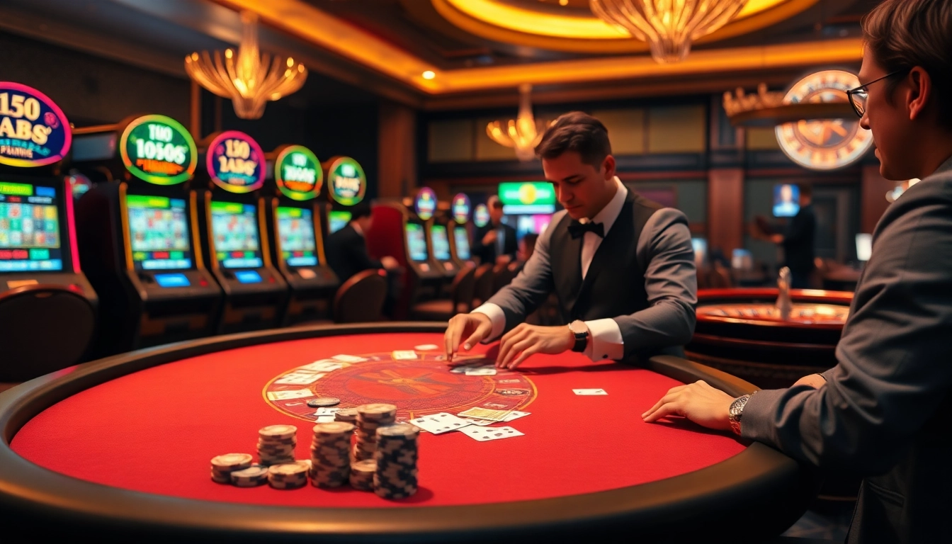 Experience thrilling gameplay at 6789 casino with vibrant tables and professional dealers.