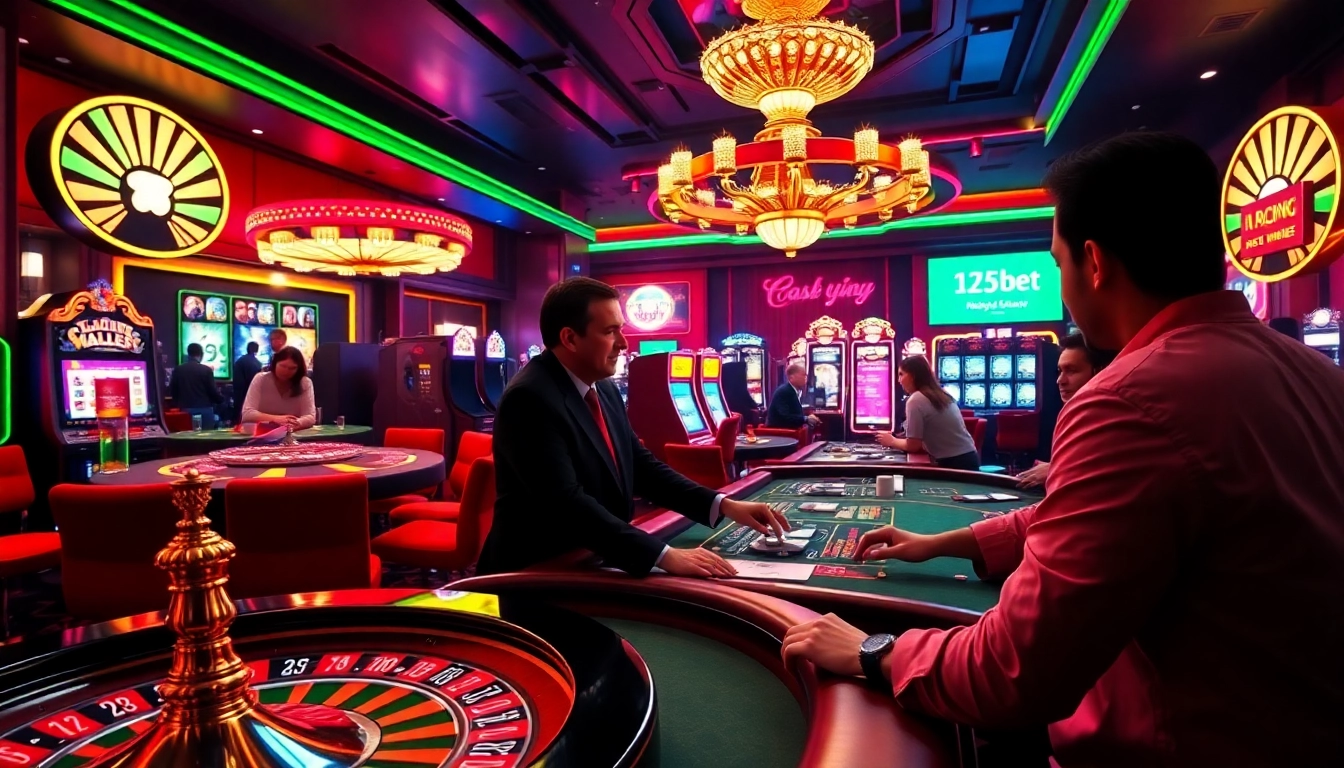 A player experiencing the thrill of online gambling at 136bet, engaged with vibrant casino games.