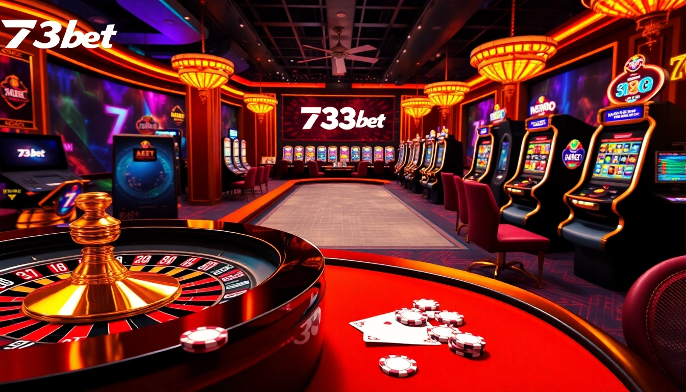 Engaging casino experience with 733bet online gambling tables and vibrant gameplay elements.