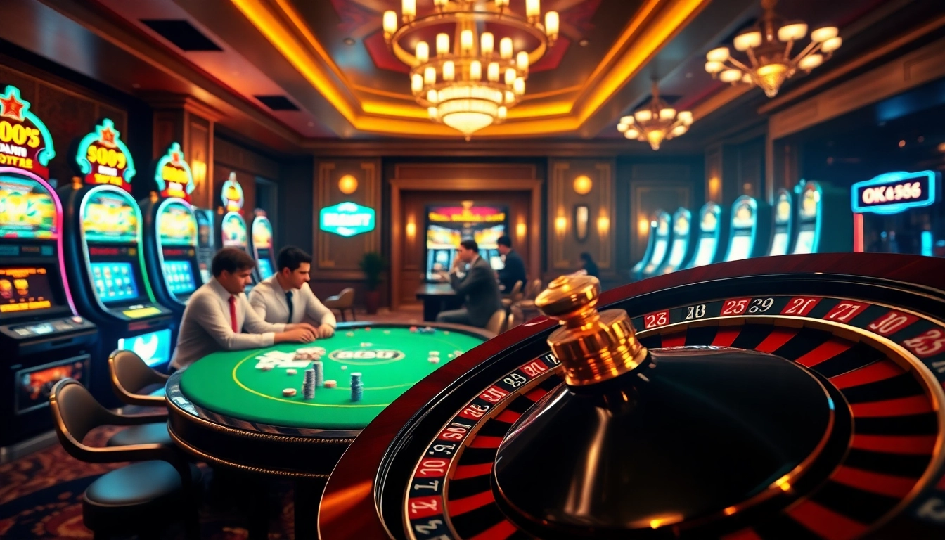 Experience the thrill of winning at OK365 Casino with vibrant games and exciting atmosphere.