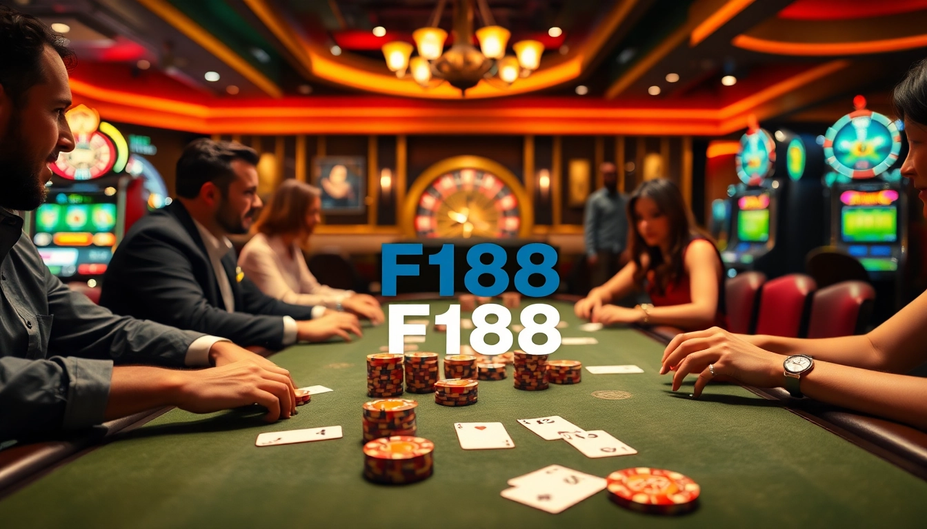Experience the thrill of high-stakes poker at F168, featuring luxurious ambiance and engaging gameplay.