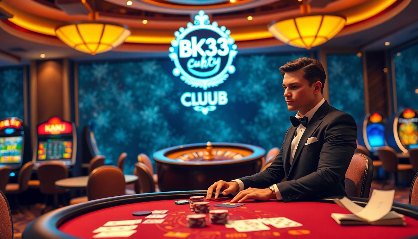 Experience the excitement at the Bk33 club with thrilling casino games and vibrant atmosphere.
