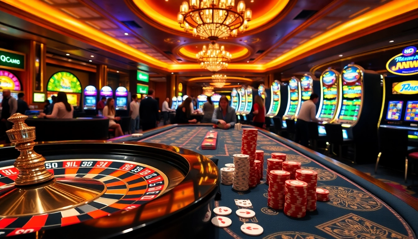 Experience the thrill of gambling at qq88 com with vibrant roulette and poker tables.