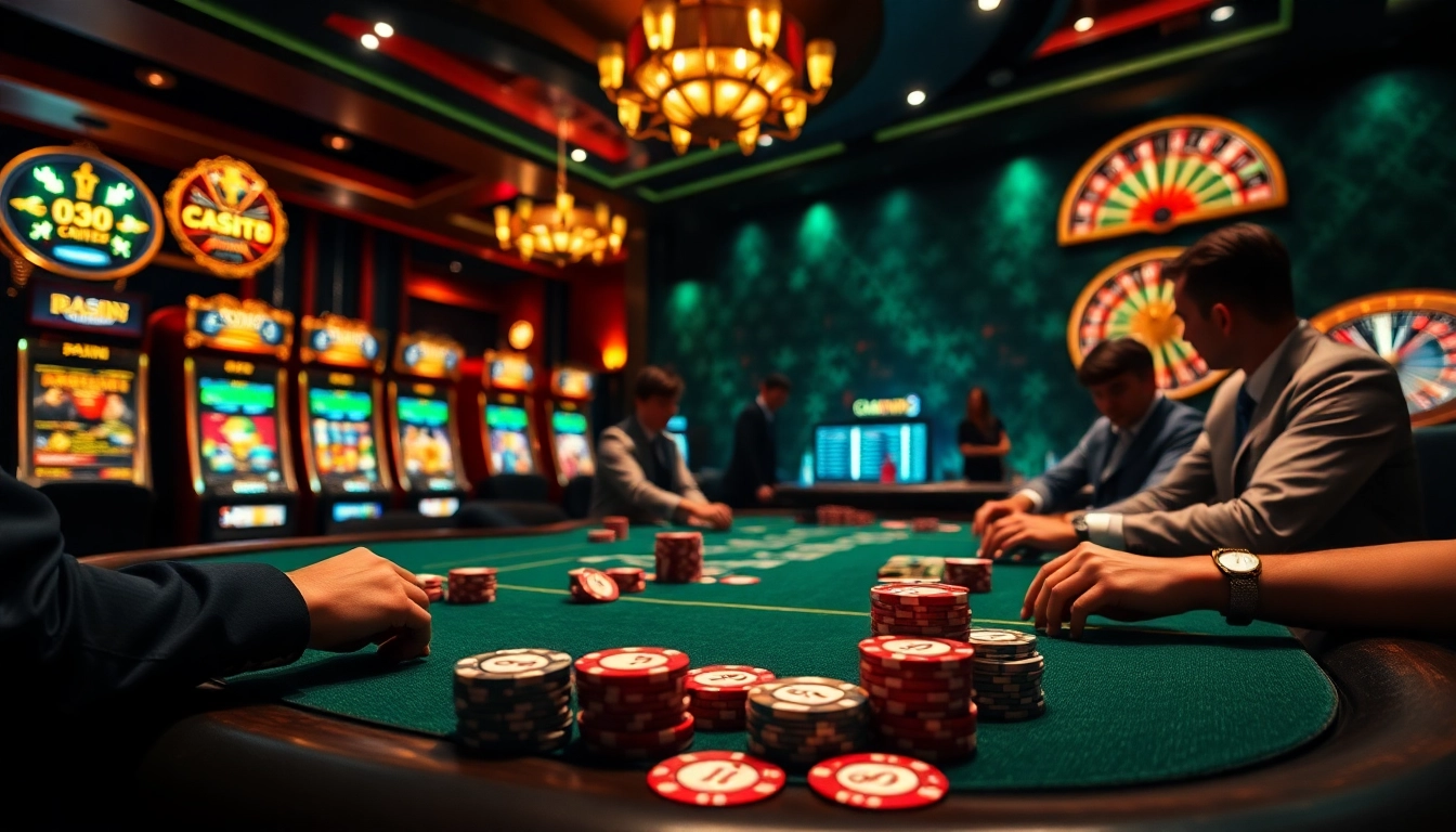 Exciting casino scene featuring high-stakes play and luxury components related to c168.