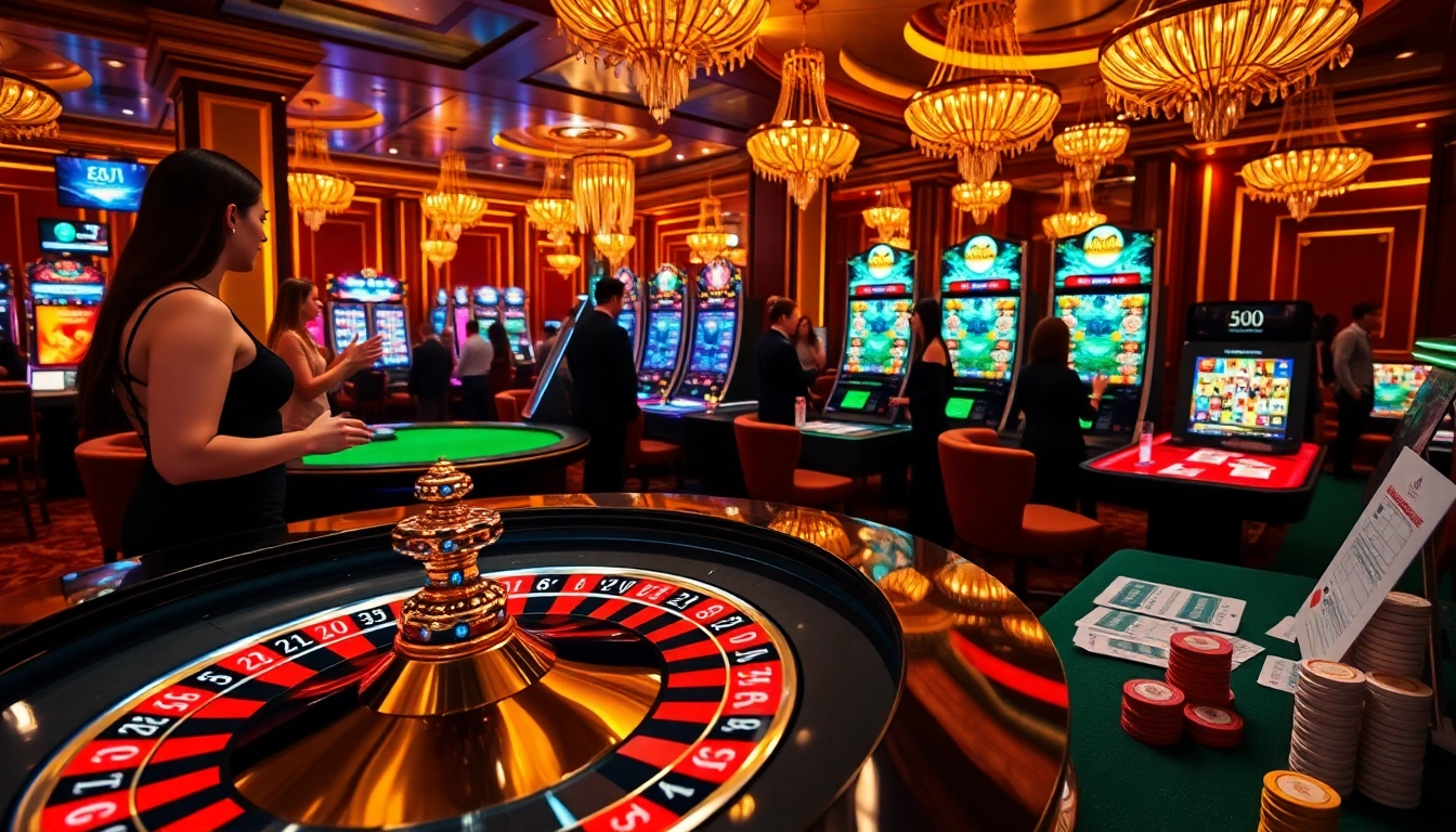 Experience the excitement at the meilleur casino en ligne français with engaging gaming tables and vibrant atmosphere.