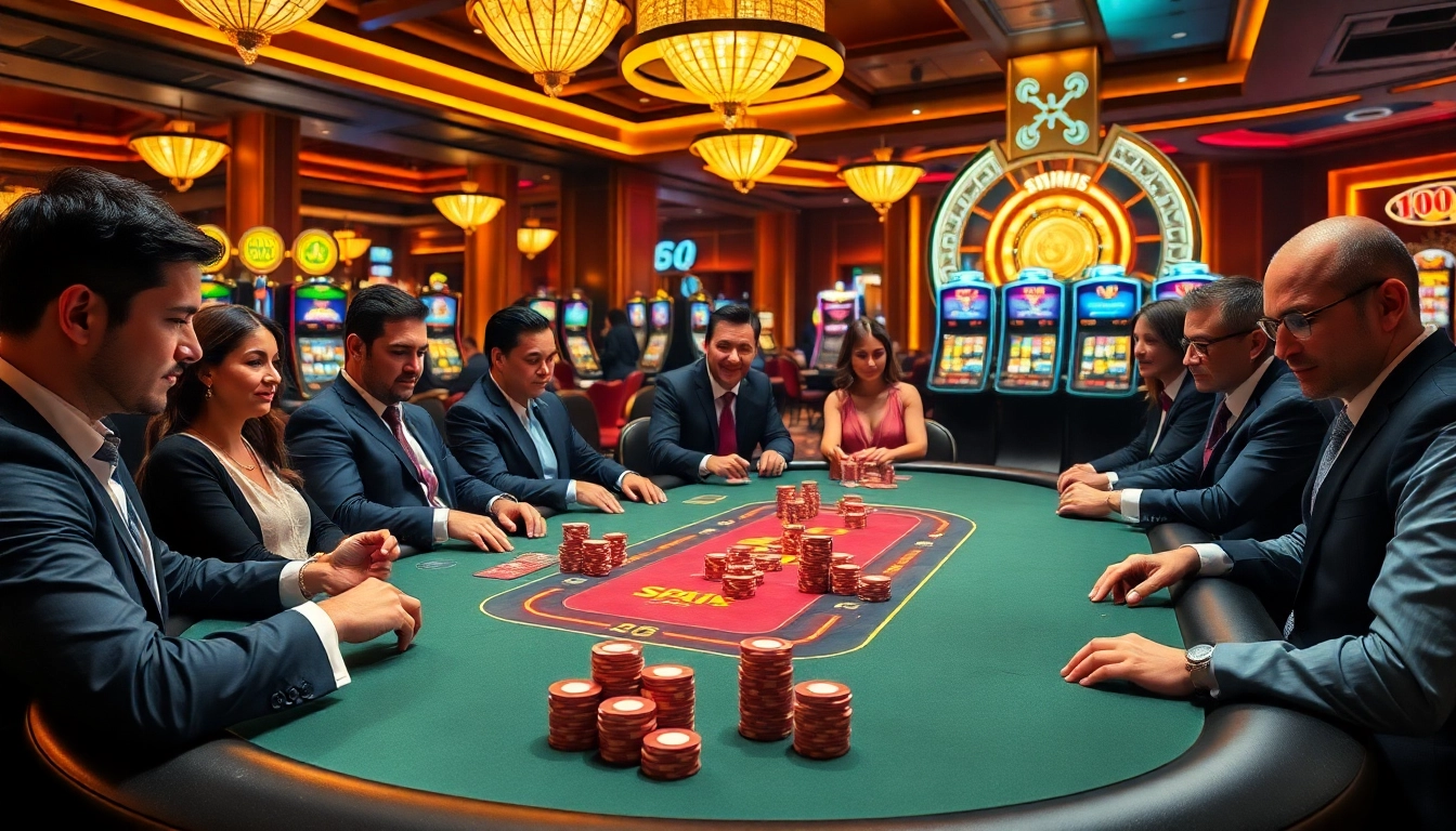Experience high-stakes action at a professional blackjack table with Okfun's thrilling atmosphere.