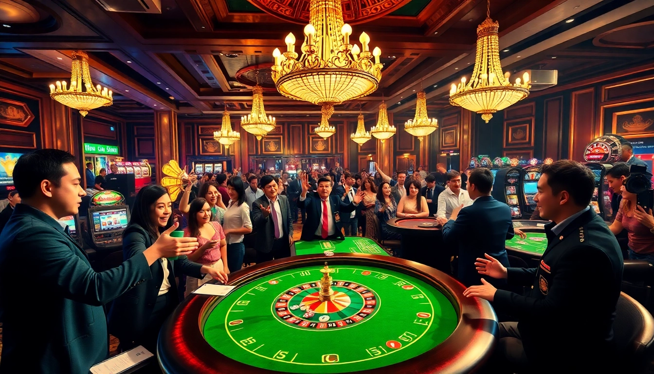 Players at a lively casino table enjoying their time with the featured LC88 gaming experience.