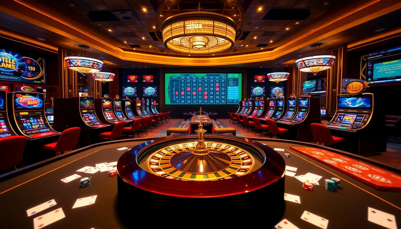 Experience the excitement at nhà cái lode88 with vibrant casino gaming elements and luxury.