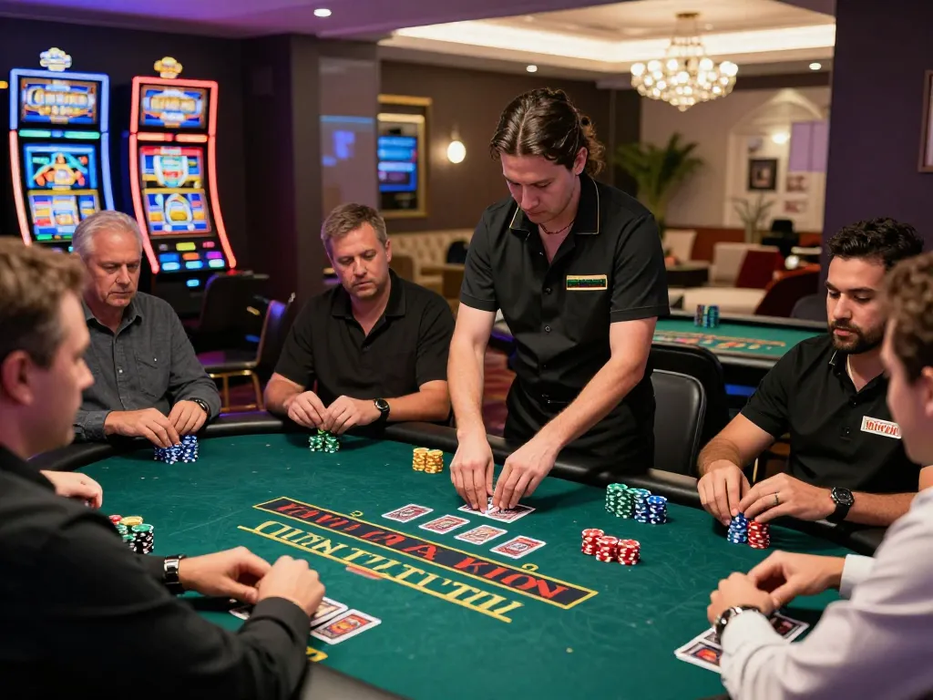 Experience top live casino games at https://bong99.pro/ with vibrant players around a blackjack table and colorful chips.