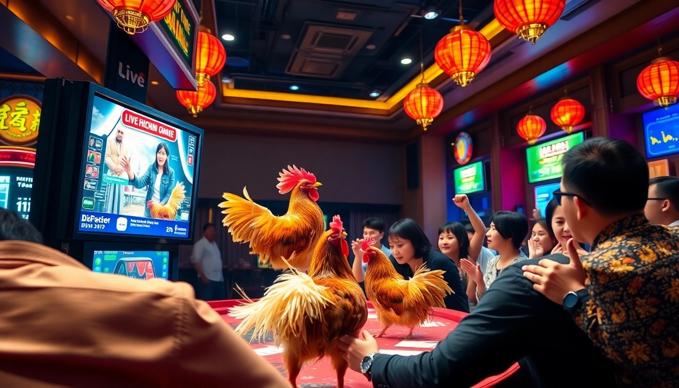Experience the excitement of đá gà trực tiếp with live betting and vibrant action.