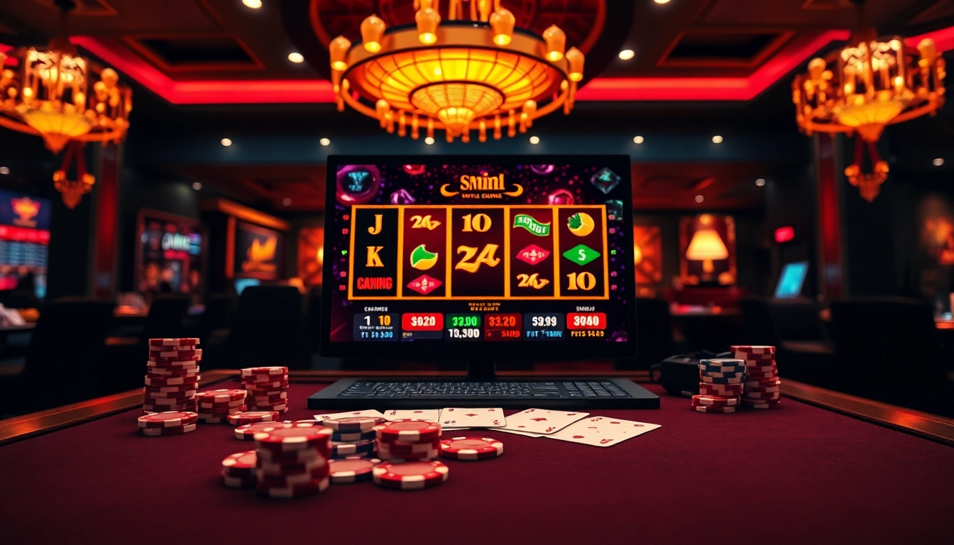 Vivez le frisson des nouveaux casinos en ligne 2026 avec des visuels de jeux d'argent en ligne dynamiques mettant en avant des jeux palpitants.