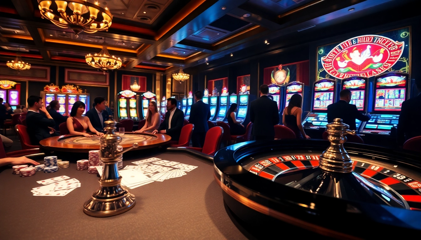 Vivez une action palpitante dans un casino en ligne France avec des joueurs engagés à une table de poker.