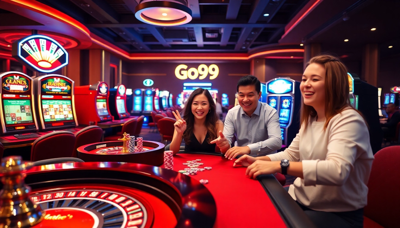 Experience the thrill of Go99 with exciting casino games and vibrant gaming atmosphere.