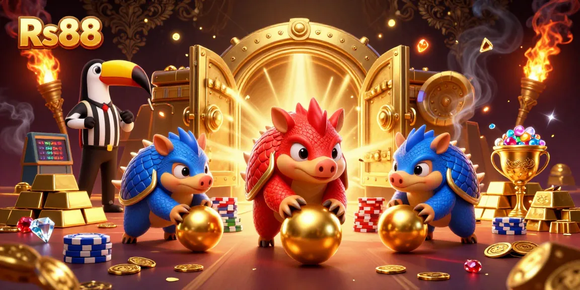 Experience thrilling gameplay at Rs88 with dynamic pangolins and sparkling treasures.