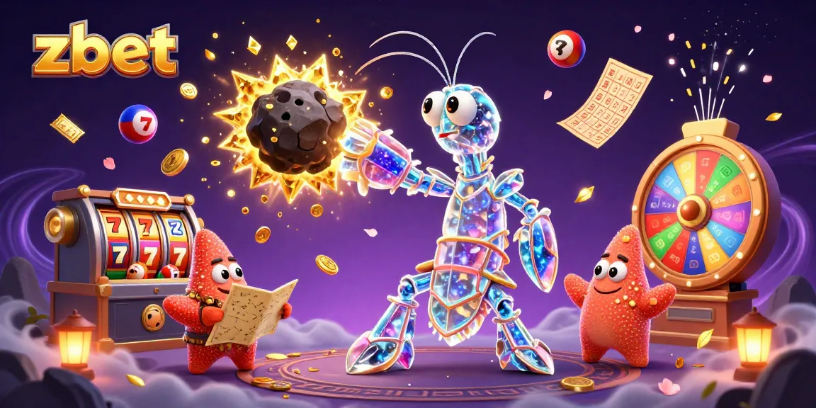 Engage in thrilling slots at zbet, featuring vibrant 3D casino elements and dynamic gaming action.