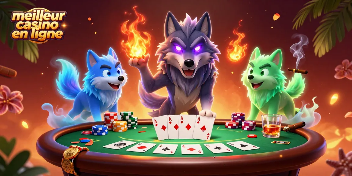 Jouez au meilleur casino en ligne avec de grandes mains de poker et une ambiance vibrante.